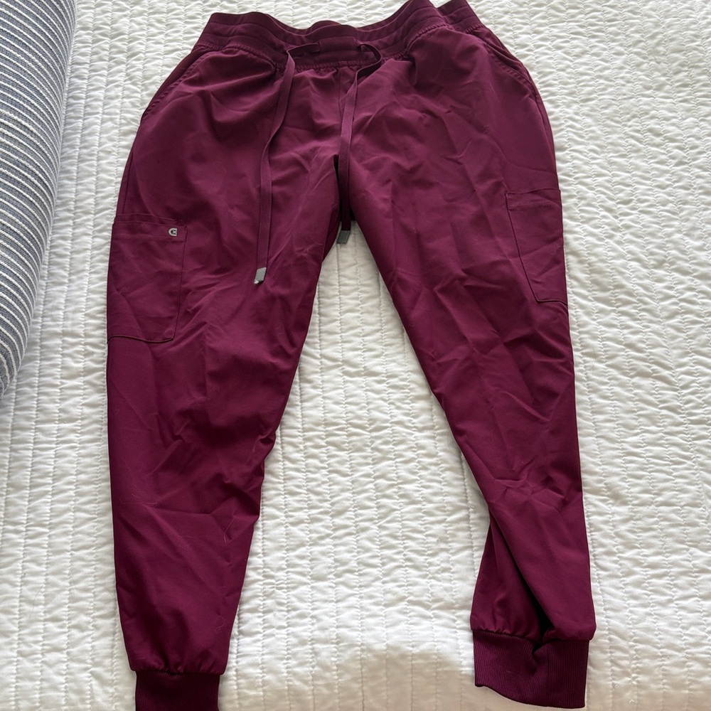 Women's Burgundy Joggers